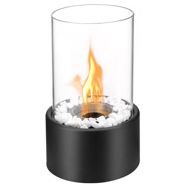 Regal Flame ET7001BLK Eden Ventless Tabletop Portable Bio Ethanol Fireplace in Black, Regal Flame, Mfr#: ET7001BLK